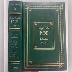 Edgar Allan Poe Selected Works Deluxe Edition Vintage Hardcover Book